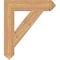 Ekena Millwork Traditional Arts & Crafts Smooth Bracket, Western Red Cedar, 5 1/2"W x 28"D x 32"H BKT06X28X32TRA03SWR - alternate 2